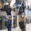 image:imageConvertible Travel Garment Bag 3 in 1 Carry On Garment Backpack With MultiPockets Waterproof Business Suit Travel Backpack for Men Women Airline Approved Weekender Duffel Bag Black