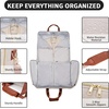 image:imageGarment Travel Bag for Women Carry on Garment Bag Up to 3 Suits for Business Trips2 in 1 Hanging Suitcase Luggage Bags for TravelFoldable Suit Bag 156Inch Laptop BeigeBeige
