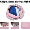 image:imageGym Bag for Women with Shoe Compartment Lightweight Workout Bags Yoga Bag for Women with Yoga Mat Holder Gym Tote for Dance SportsWorkPink