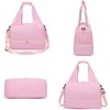 image:imageGym Bag for Women with Shoe Compartment Lightweight Workout Bags Yoga Bag for Women with Yoga Mat Holder Gym Tote for Dance SportsWorkPink