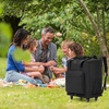 image:imageLarge Insulated Cooler BagRolling Backpack Cooler Leakproof Beach Cooler Bag Rolling Duffle Bag with Wheels Portable Travel Coolers for CampingRoad Trips Shopping Black