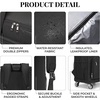 image:imageLarge Insulated Cooler BagRolling Backpack Cooler Leakproof Beach Cooler Bag Rolling Duffle Bag with Wheels Portable Travel Coolers for CampingRoad Trips Shopping Black