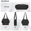 image:imageSmall Gym Bag for WomenMini Gym Duffle Bag with Independent Compartment Lightweight Gym Tote Bag Sport Duffle Bag for Travel Workout Dance YogaBlackGym