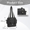 image:imageSmall Gym Bag for WomenMini Gym Duffle Bag with Independent Compartment Lightweight Gym Tote Bag Sport Duffle Bag for Travel Workout Dance YogaBlackSport