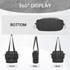 image:imageSmall Gym Bag for WomenMini Gym Duffle Bag with Independent Compartment Lightweight Gym Tote Bag Sport Duffle Bag for Travel Workout Dance YogaBlackSport