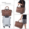 image:imageWeekender Overnight Bag Carry On Bag Travel Bag with Shoe PouchBrown
