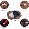 image:imageWeekender Overnight Bag Carry On Bag Travel Bag with Shoe PouchBrown