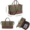 image:imageWeekender Overnight Bag Carry On Bag Travel Bag with Shoe PouchGreen