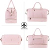 image:imageWeekender Overnight Bag Carry On Bag Travel Bag with Shoe PouchPink