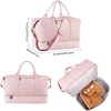image:imageWeekender Overnight Bag Carry On Bag Travel Bag with Shoe PouchPink