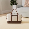 image:imageWeekender Overnight Bag Carry On Bag Travel Bag with Shoe PouchWhite