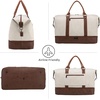 image:imageWeekender Overnight Bag Carry On Bag Travel Bag with Shoe PouchWhite