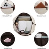 image:imageWeekender Overnight Bag Carry On Bag Travel Bag with Shoe PouchWhite
