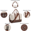 image:imageWeekender Overnight Bag Carry On Bag Travel Bag with Shoe PouchWhite