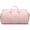 image:imageseyfocnia Convertible Carry on Garment Bag for Women Garment Bags for Travel with Shoe Pouch 2 in 1 Hanging Suitcase Suit Bag for Women Travel Duffle Bag Garment BagA3Pink