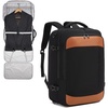 image:imageseyfocnia Convertible Travel Garment Bag Large Travel Backpack for Men amp Women Business Laptop Backpack Carry On Luggage Personal Item Travel Bag Suit Bag With MultiPockets Brown 22 inch