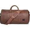image:imageseyfocnia Convertible Travel Garment BagCarry on Garment Duffel Bag for Men Women  2 in 1 Hanging Suitcase Suit Business Travel BagBrown
