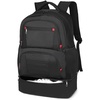 image:imageseyfocnia Gym Backpack for Men Waterproof Sports Backpacks With Shoe Compartment Lightweight Workout Trainning Back Pack Casual Travel DaypackBlackBlack