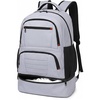 image:imageseyfocnia Gym Backpack for Men Waterproof Sports Backpacks With Shoe Compartment Lightweight Workout Trainning Back Pack Casual Travel DaypackBlackGrey