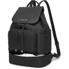 image:imageseyfocnia Gym Backpack for Women Gym Bag with Shoe Compartment Lightweight Travel Workout Sports Backpack Womens Black