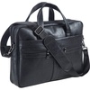 image:imageseyfocnia Mens Leather Messenger Bag Laptop Briefcase Business Satchel ComputerBlack