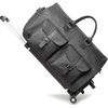 image:imageseyfocnia Rolling Garment BagRolling Duffle Bag with Wheels Rolling Garment Bags for Travel with Shoe Pouch Carry On Bag Weekender Bags Garment Duffel Bag for Men or WomenGreyA2Grey2P