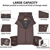 image:imageseyfocnia Carry On Garment Bag for Travel Convertible Travel Garment Bag with Toiletry Bag for Women 2 in 1 Hanging Suitcase Suit Business Travel Bag 2pcs SetWhtie