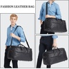 image:imageseyfocnia Carry On Garment Bag for Travel Convertible Travel Garment Bag with Toiletry Bag for Women 2 in 1 Hanging Suitcase Suit Business Travel Bag 2pcs SetBlack