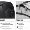 image:imageseyfocnia Carry On Garment Bag for Travel Convertible Travel Garment Bag with Toiletry Bag for Women 2 in 1 Hanging Suitcase Suit Business Travel Bag 2pcs SetBlack