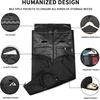 image:imageseyfocnia Convertible Carry on Garment Bag for Women Garment Bags for Travel with Shoe Pouch 2 in 1 Hanging Suitcase Suit Bag for Women Travel Duffle Bag Garment BagA2Black