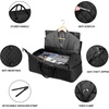 image:imageseyfocnia Convertible Carry on Garment Bag for Women Garment Bags for Travel with Shoe Pouch 2 in 1 Hanging Suitcase Suit Bag for Women Travel Duffle Bag Garment BagA2Black