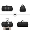 image:imageseyfocnia Convertible Carry on Garment Bag for Women Garment Bags for Travel with Shoe Pouch 2 in 1 Hanging Suitcase Suit Bag for Women Travel Duffle Bag Garment BagA2Black
