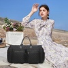 image:imageseyfocnia Convertible Carry on Garment Bag for Women Garment Bags for Travel with Shoe Pouch 2 in 1 Hanging Suitcase Suit Bag for Women Travel Duffle Bag Garment BagA4Black