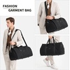 image:imageseyfocnia Convertible Carry on Garment Bag for Women Garment Bags for Travel with Shoe Pouch 2 in 1 Hanging Suitcase Suit Bag for Women Travel Duffle Bag Garment BagBlackNylon