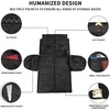 image:imageseyfocnia Convertible Carry on Garment Bag for Women Garment Bags for Travel with Shoe Pouch 2 in 1 Hanging Suitcase Suit Bag for Women Travel Duffle Bag Garment BagBlackNylon