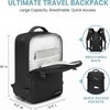 image:imageseyfocnia Convertible Travel Garment Bag Large Travel Backpack for Men amp Women Business Laptop Backpack Carry On Luggage Personal Item Travel Bag Suit Bag With MultiPockets Black 22 inchBlack