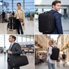 image:imageseyfocnia Convertible Travel Garment Bag Large Travel Backpack for Men amp Women Business Laptop Backpack Carry On Luggage Personal Item Travel Bag Suit Bag With MultiPockets Black 22 inchBlack