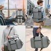 image:imageseyfocnia Convertible Travel Garment Bag for Men amp Women MultiPocket Travel Duffel Carry On Luggage Personal Item Business Suit BackpackGrey