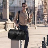 image:imageseyfocnia Convertible Travel Garment BagCarry on Garment Duffel Bag for Men Women  2 in 1 Hanging Suitcase Suit Business Travel BagB1Black