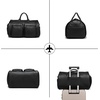 image:imageseyfocnia Convertible Travel Garment BagCarry on Garment Duffel Bag for Men Women  2 in 1 Hanging Suitcase Suit Business Travel BagB1Black