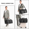 image:imageseyfocnia Convertible Travel Garment BagCarry on Garment Duffel Bag for Men Women  2 in 1 Hanging Suitcase Suit Business Travel BagB1Black