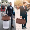 image:imageseyfocnia Convertible Travel Garment BagCarry on Garment Duffel Bag for Men Women  2 in 1 Hanging Suitcase Suit Business Travel BagBrown