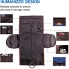 image:imageseyfocnia Convertible Travel Garment BagCarry on Garment Duffel Bag for Men Women  2 in 1 Hanging Suitcase Suit Business Travel BagBrown