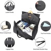 image:imageseyfocnia Convertible Travel Garment BagCarry on Garment Duffel Bag for Men Women  2 in 1 Hanging Suitcase Suit Business Travel BagGrey