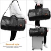 image:imageseyfocnia Convertible Travel Garment BagCarry on Garment Duffel Bag for Men Women  2 in 1 Hanging Suitcase Suit Business Travel Bagblack2