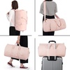 image:imageseyfocnia Convertible Travel Garment BagCarry on Garment Duffel Bag for Women  3 in 1 Garment Backpack Hanging Suitcase Suit Business Travel BagPink