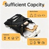 image:imageseyfocnia Drawstring Backpack Tactical String Bag with Zipper Pockets Waterproof Cinch Bag Sport Gym SackpackBlack