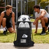 image:imageseyfocnia Drawstring Backpack Tactical String Bag with Zipper Pockets Waterproof Cinch Bag Sport Gym SackpackBlack