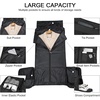 image:imageseyfocnia Garment Bags for Travel Carry On Garment Bag Backpack Convertible Garment Duffle Bag for Men Women 4 in 1 Hanging Dress Suitcase Suit Travel Bag