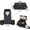 image:imageseyfocnia Garment Bags for Travel Carry On Garment Bag Backpack Convertible Garment Duffle Bag for Men Women 4 in 1 Hanging Dress Suitcase Suit Travel Bag
